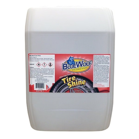 Blue Wolf High Gloss Tire Dressing 5G Tote BWTD5